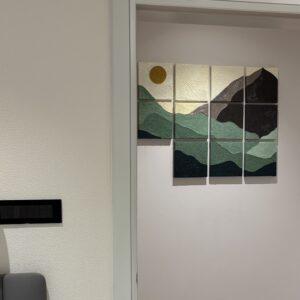 Contours of Earth – Textured Ceramic Tile Wall Art